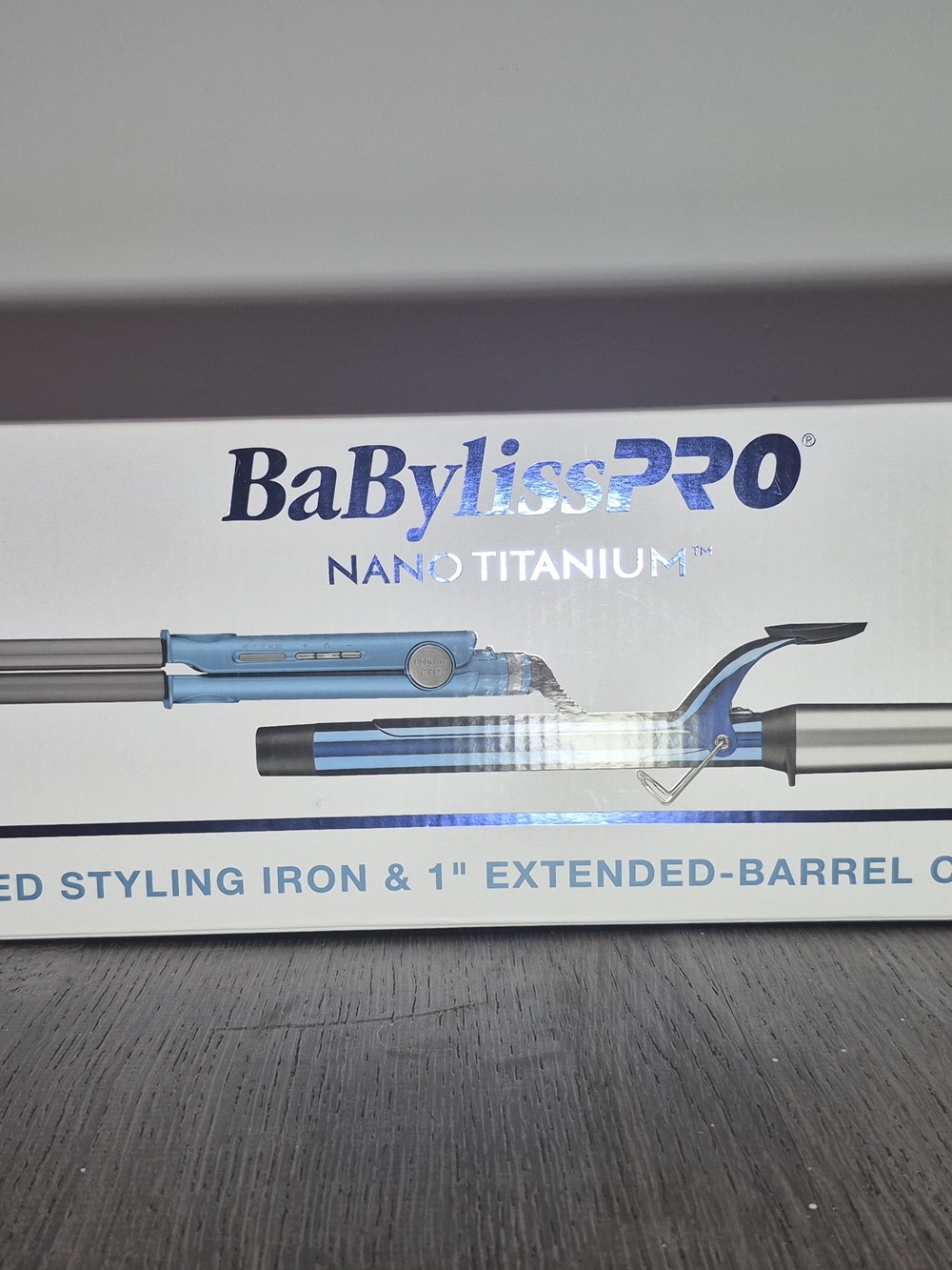 BaBylissPRO Nano Titanium Blue 1" Curling Iron